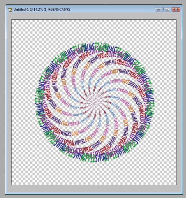 Creation of Psychedelic Swirl: Step 21